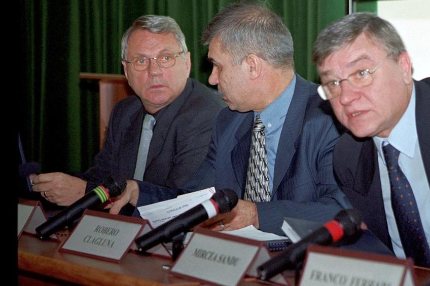 Imagini de arhivă cu Mircea Rădulescu, aici alături de Anghel Iordănescu și Mircea Sandu / Sursă foto: Gazeta Sporturilor