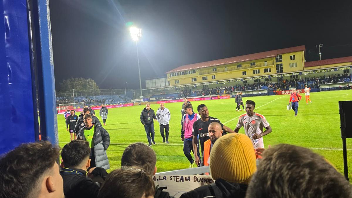 Scandal la finalul meciului dintre Metaloglobus și FCSB! Reporterii GSP au surprins toate imaginile