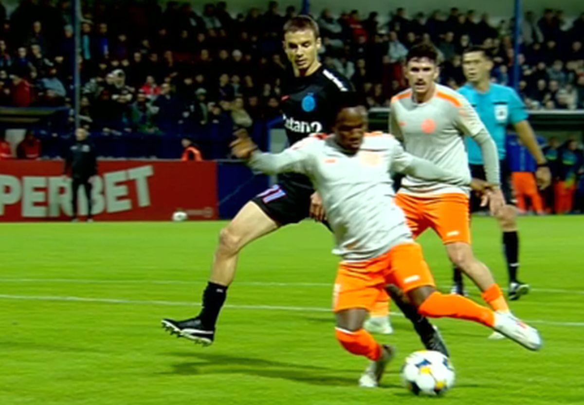 Metaloglobus - FCSB: penalty-ul gazdelor a fost anulat
