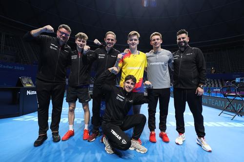 Echipa masculinăa României și bucuria lor FOTO ETTU