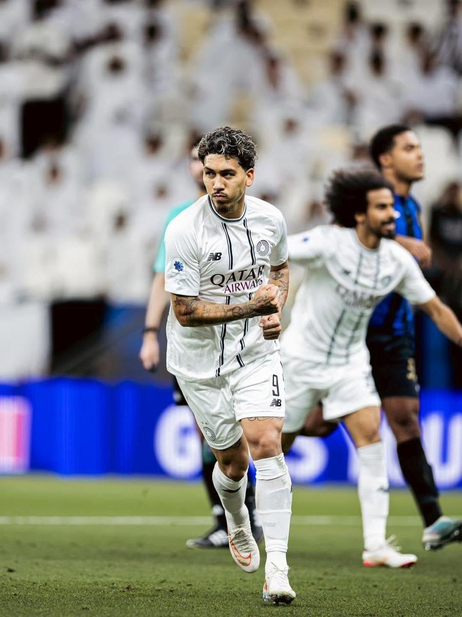 Roberto Firmino, starul lui Al Sadd / Foto: Facebook Al Sadd Răzvan Lucescu a suferit a patra înfrângere consecutivă