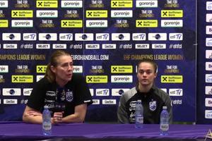 Întârziate la conferința de presă, Bojana Popovic și Emma Friis au explicat eșecul cu Sola: „Cel mai prost meci de când am venit”