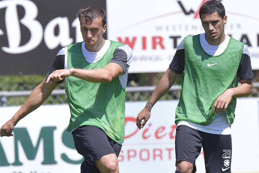 Vlad Chiricheș și Nicolae Stanciu, la un antrenament al FCSB-ului, foto: arhivă GSP „I-ai spune lui Stanciu să semneze cu FCSB?” » Chiricheș a început să râdă, apoi a dat un răspuns neașteptat