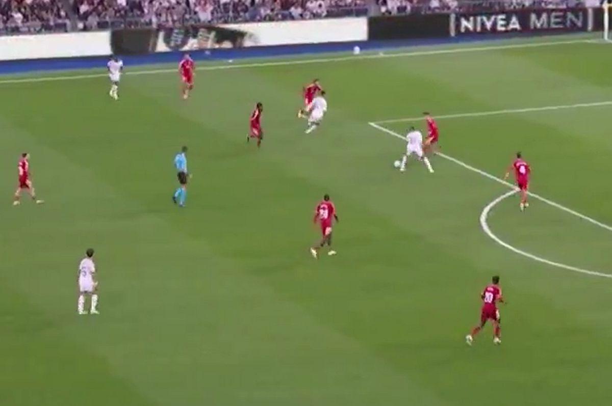 Gol de PlayStation al lui Kylian Mbappe în Real Madrid - Sevilla