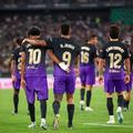 Jucătorii Barcelonei, blocați la Sevilla din cauza vremii nefavorabile din Catalunya / Foto: Imago