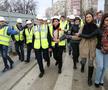 STADION RAPID FOTO + VIDEO //  SPECTACULOS Primele semne de viață la stadionul Rapid » S-a turnat fundația, iar șantierul se înalță: vezi imaginile