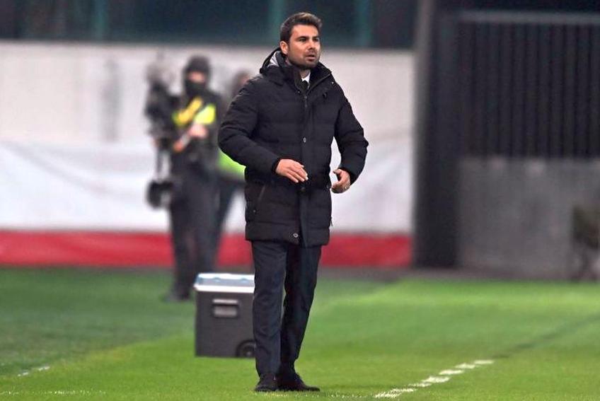 Adrian Mutu, în timpul meciului România U21 - Danemarca U21 1-1