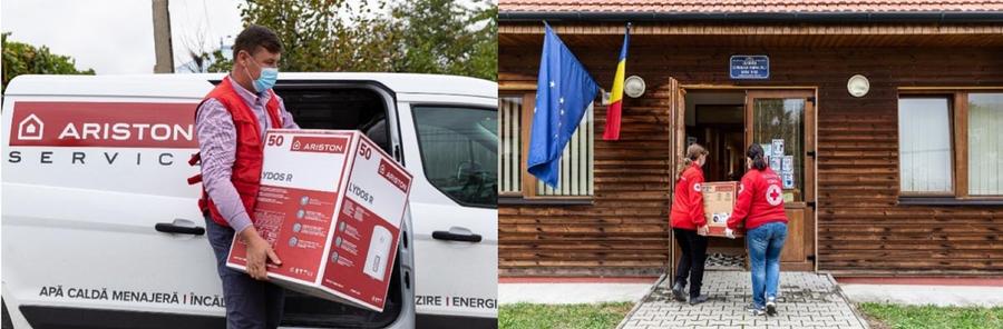 Ariston Thermo a facilitat accesul la apă caldă pentru 170.000 de copii și vârstnici în cadrul campaniei umanitare Ariston Comfort Challenge