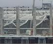 FOTO EXCLUSIV. Cum arată stadionul Giulești la final de 2020: structura acoperișului e aproape finalizată