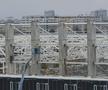 FOTO EXCLUSIV. Cum arată stadionul Giulești la final de 2020: structura acoperișului e aproape finalizată
