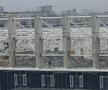 FOTO EXCLUSIV. Cum arată stadionul Giulești la final de 2020: structura acoperișului e aproape finalizată