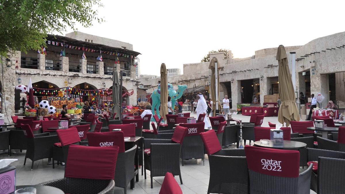 Imagini din piața Souq Waqif