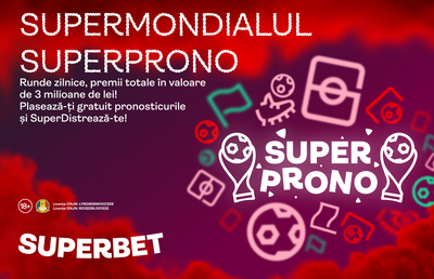 Pregătește-te pentru SuperMondialul SuperProno! Runde zilnice și premii totale în valoare de 3.000.000 de lei