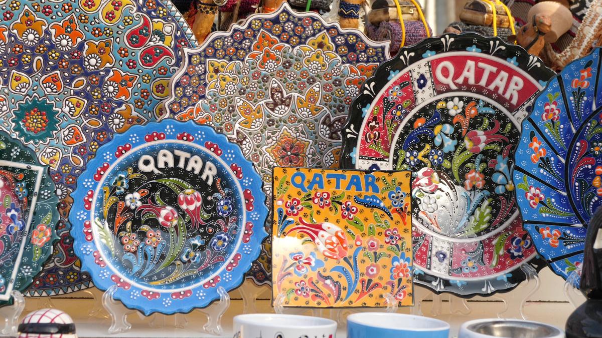 Imagini din piața Souq Waqif