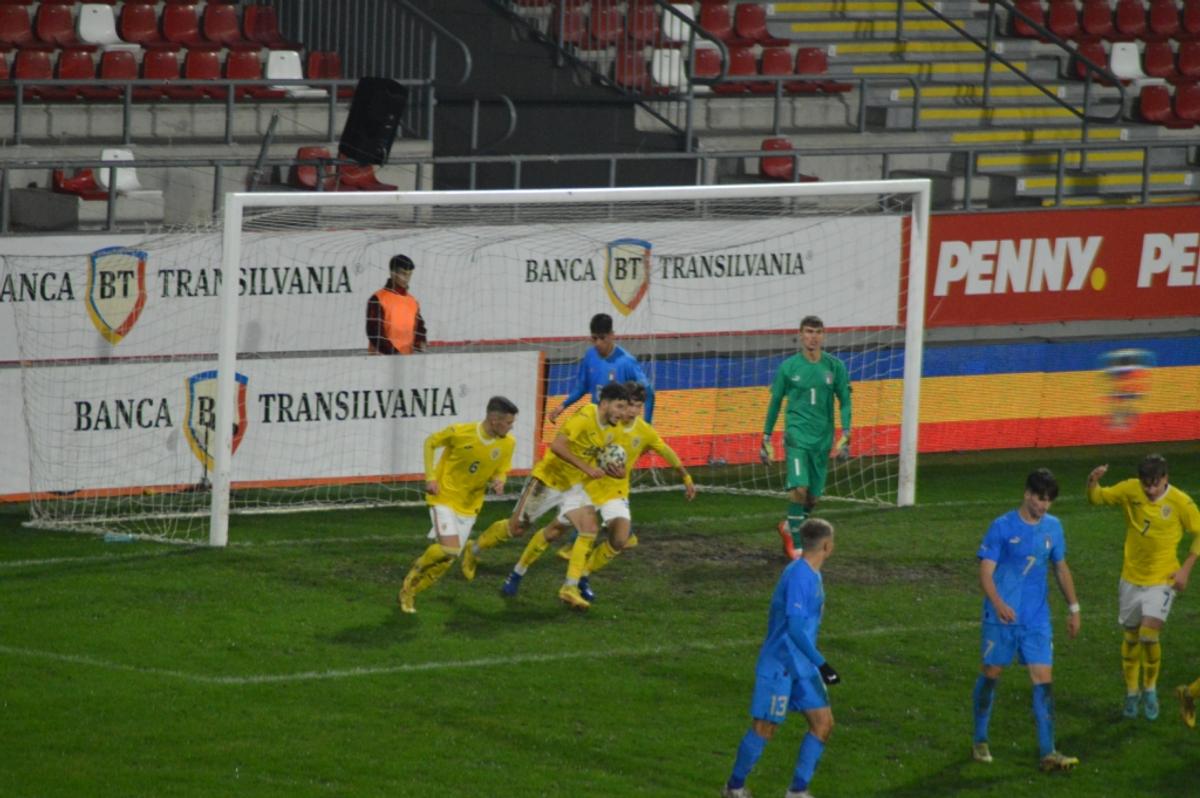 România U20, învinsă la Arad de Italia U20 » Ianis Stoica a marcat din penalty