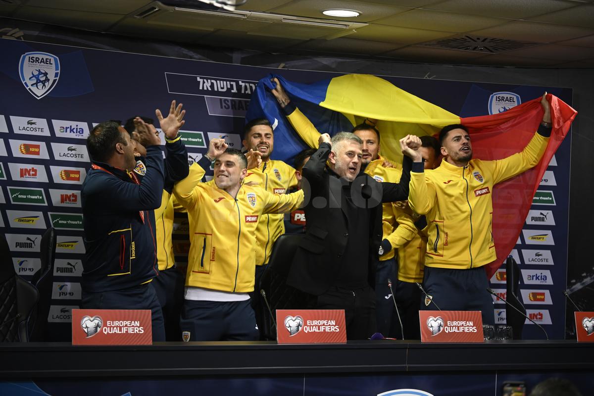 Israel - România: jucătorii au intrat peste Edi Iordănescu la conferință