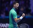 Novak Djokovic îl spulberă pe Carlos Alcaraz, e în a 9-a finală la Turneul Campionilor! » Urmează duelul pentru trofeu cu Jannik Sinner