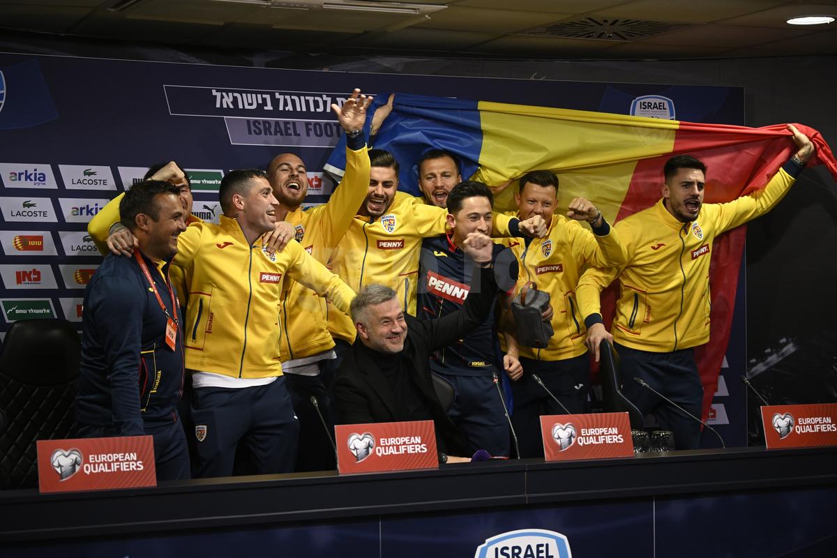 Israel - România: jucătorii au intrat peste Edi Iordănescu la conferință