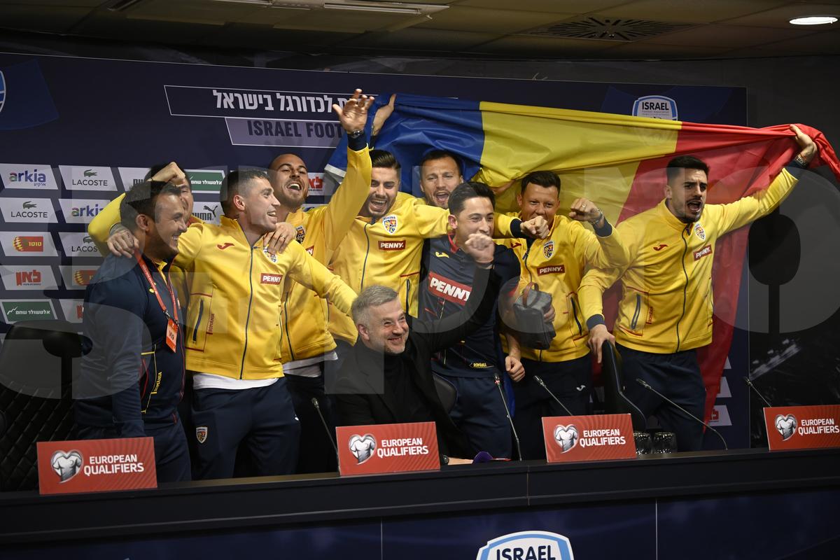 Israel - România: jucătorii au intrat peste Edi Iordănescu la conferință