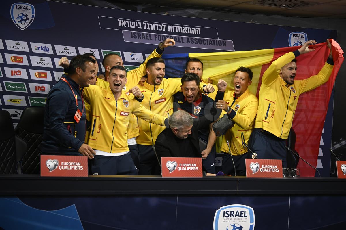 Israel - România: jucătorii au intrat peste Edi Iordănescu la conferință