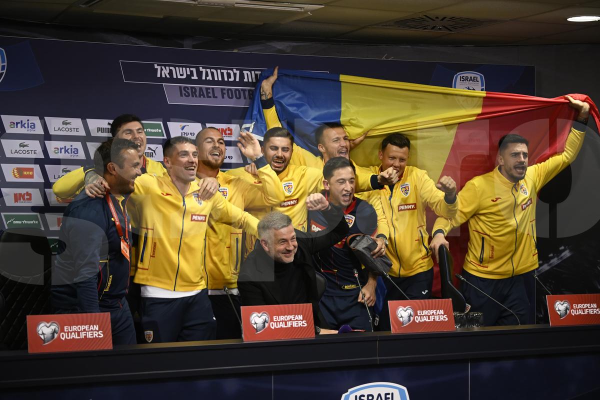 Israel - România: jucătorii au intrat peste Edi Iordănescu la conferință