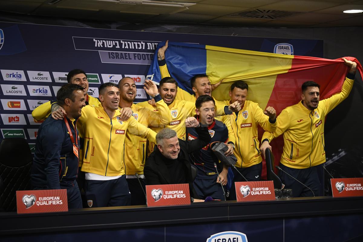Israel - România: jucătorii au intrat peste Edi Iordănescu la conferință