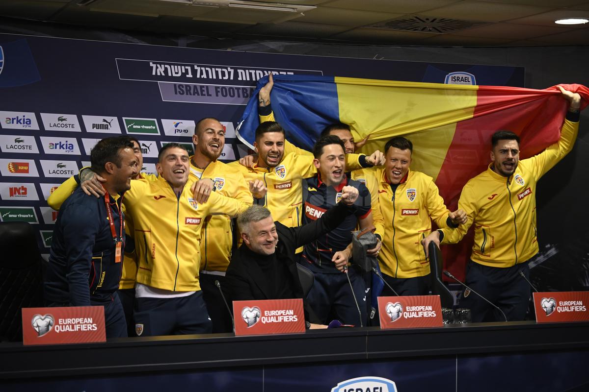 Israel - România: jucătorii au intrat peste Edi Iordănescu la conferință