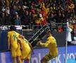 Bucurie gol George Pușcaș în Israel - România, preliminarii EURO 2024 (foto: Raed Krishan/GSP)