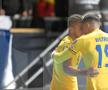 George Pușcaș și Andrei Burcă în Israel - România, preliminarii EURO 2024 (foto: Raed Krishan/GSP)