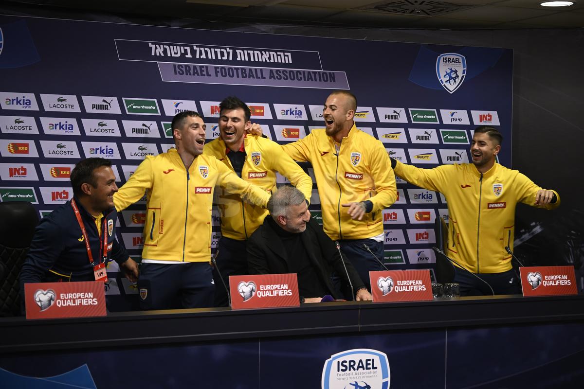 Israel - România: jucătorii au intrat peste Edi Iordănescu la conferință