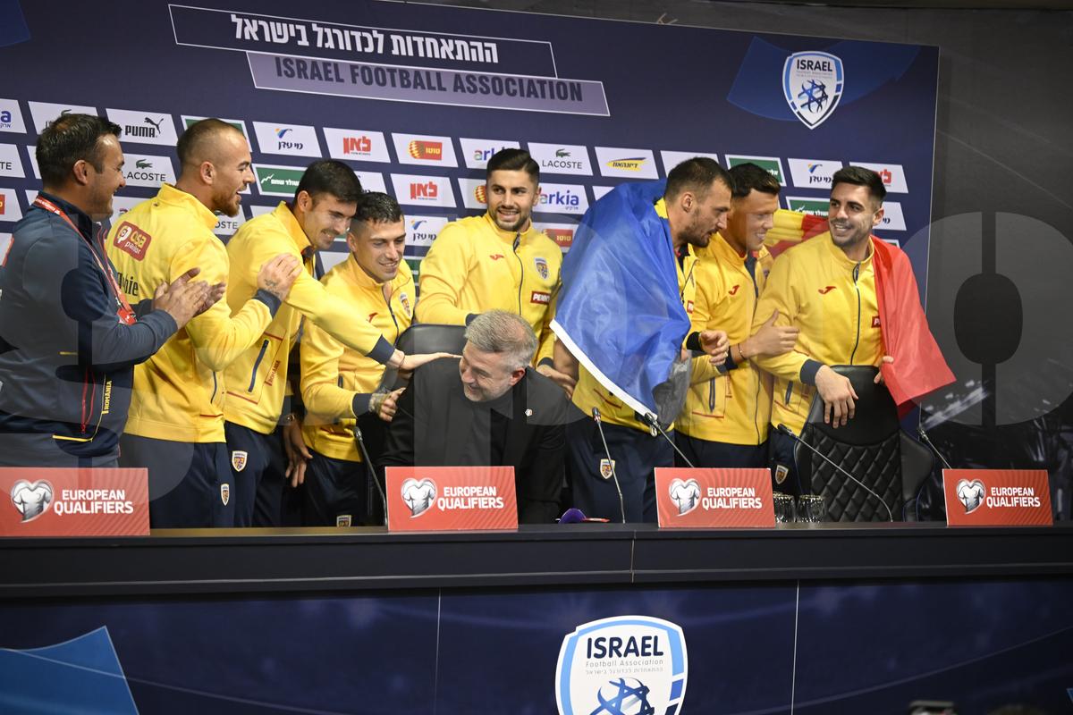 Israel - România: jucătorii au intrat peste Edi Iordănescu la conferință