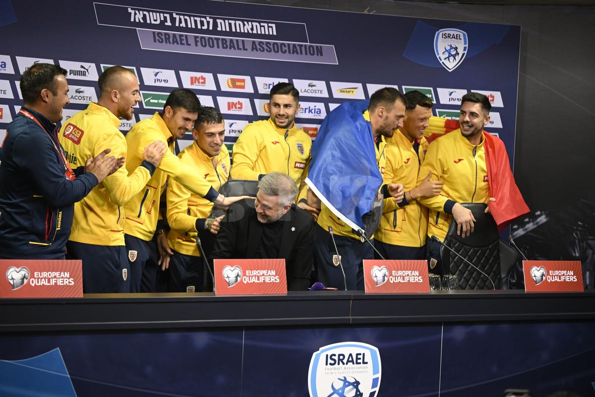 Israel - România: jucătorii au intrat peste Edi Iordănescu la conferință