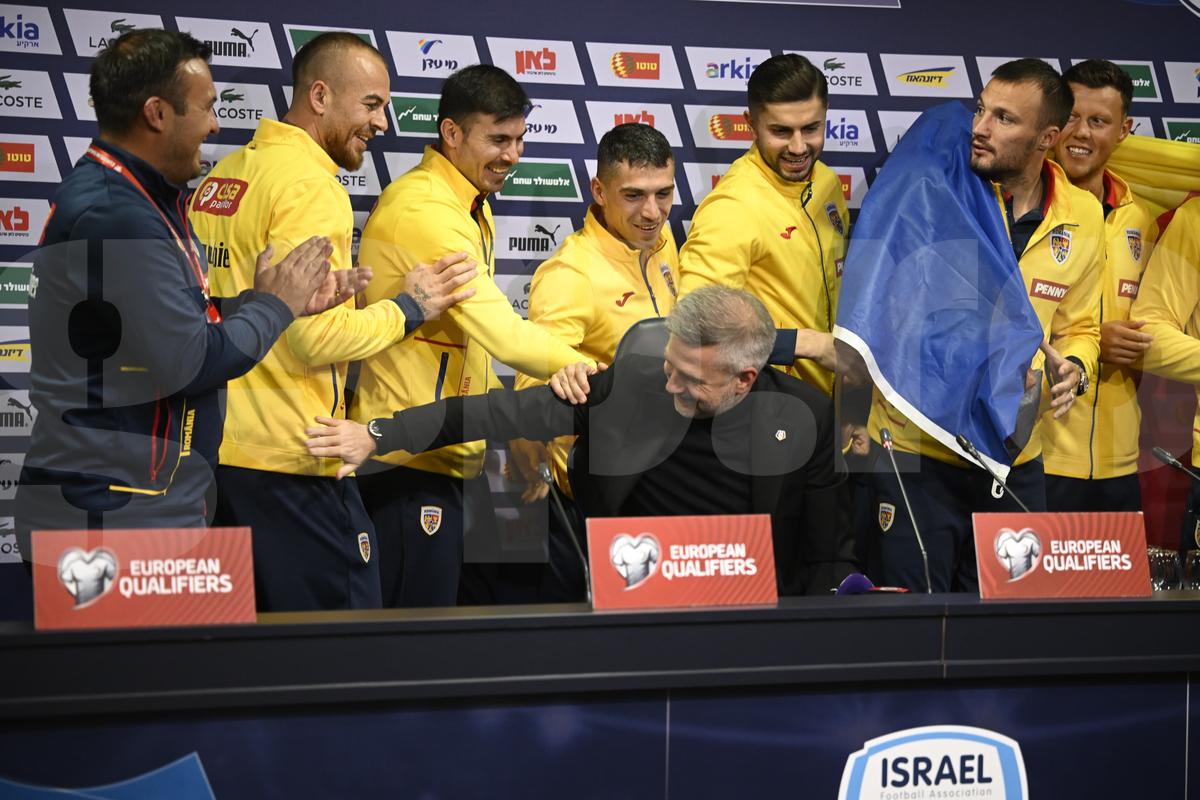 Israel - România: jucătorii au intrat peste Edi Iordănescu la conferință
