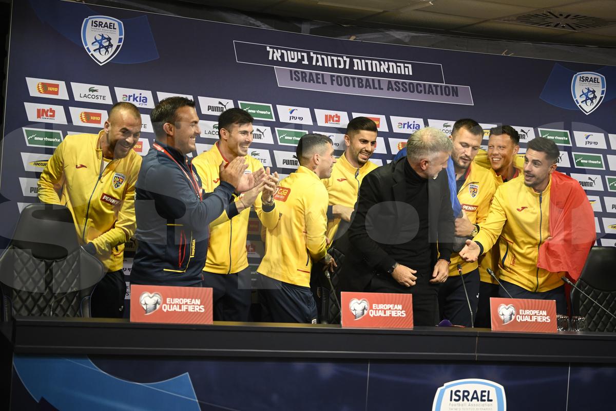 Israel - România: jucătorii au intrat peste Edi Iordănescu la conferință