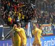 Bucurie gol George Pușcaș în Israel - România, preliminarii EURO 2024 (foto: Raed Krishan/GSP)
