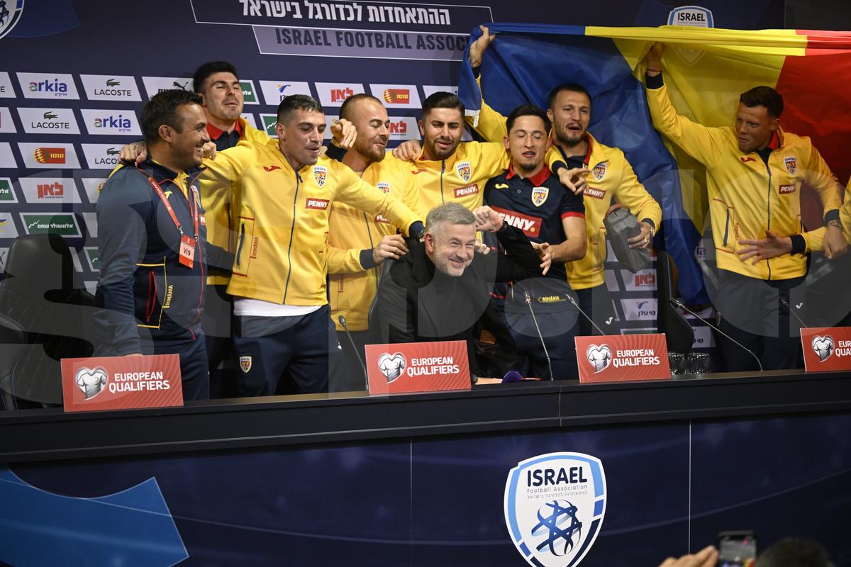 Israel - România: jucătorii au intrat peste Edi Iordănescu la conferință