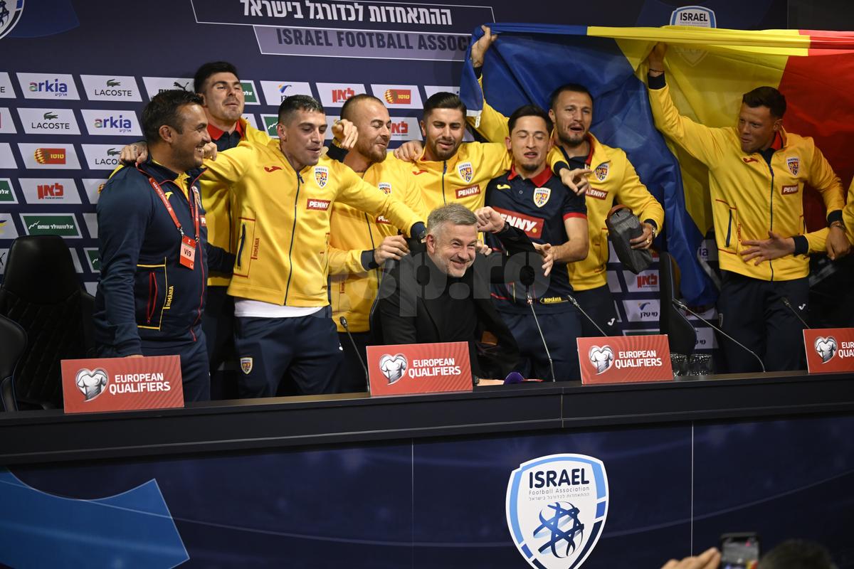 Israel - România: jucătorii au intrat peste Edi Iordănescu la conferință