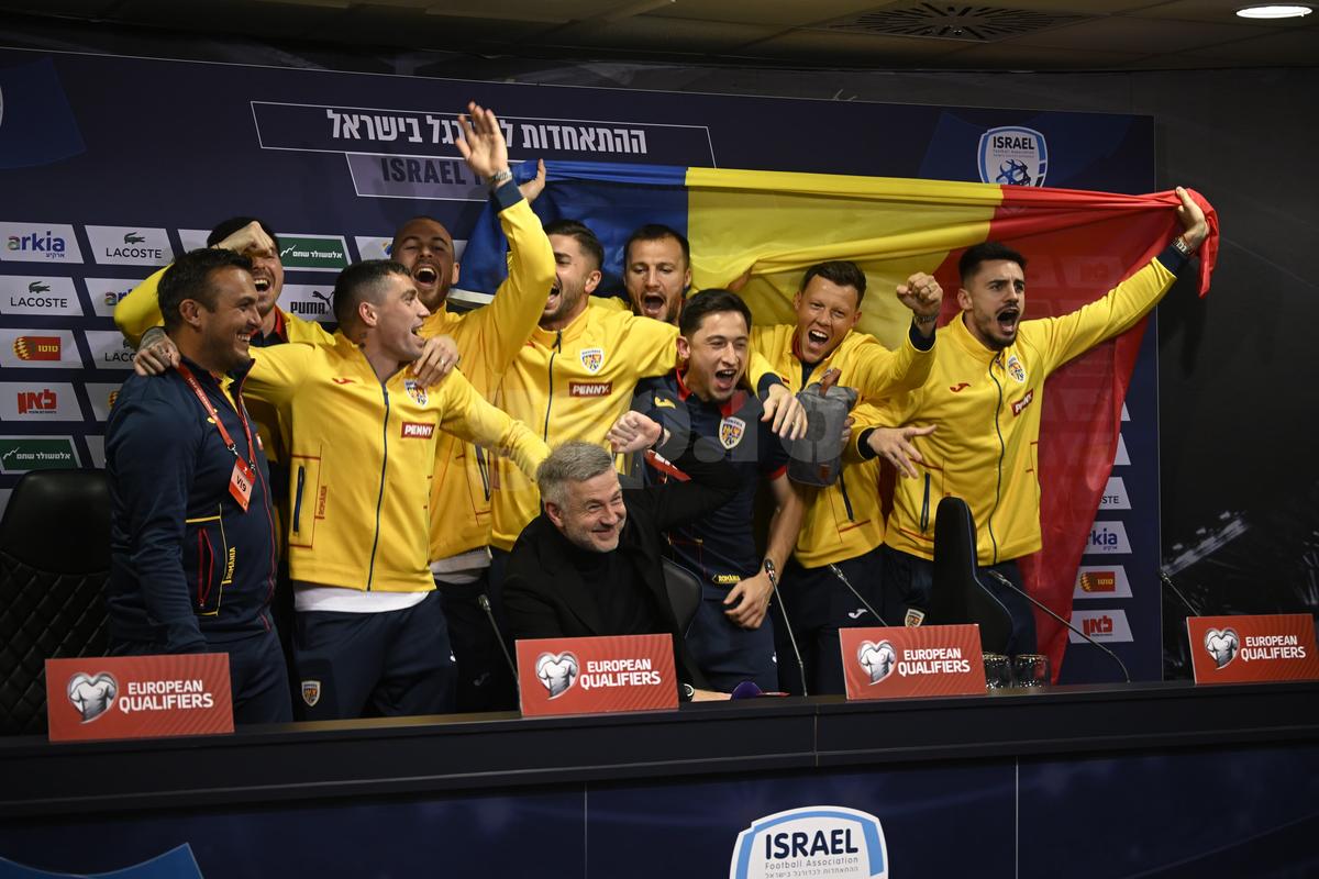 Israel - România: jucătorii au intrat peste Edi Iordănescu la conferință