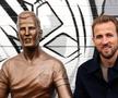 Au dezvelit astăzi statuia lui Harry Kane, ascunsă de ochii publicului în ultimii 4 ani! Fanii s-au amuzat: „De coșmar”