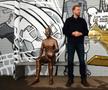 Statuia lui Harry Kane în Londra