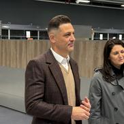 Mirel Rădoi la recepția unei investiții în comuna Fundeni / foto: obiectiv-online.ro