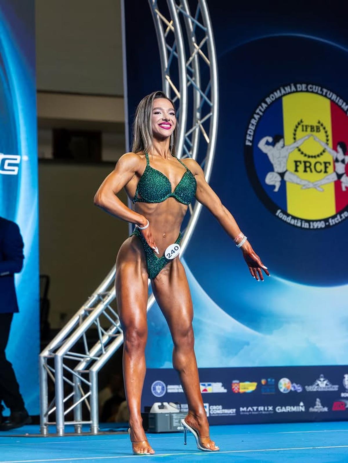 Maria Brătilescu, argint la Mondialul de Fitness