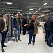 Mirel Rădoi la recepția unei investiții în comuna Fundeni / foto: Facebook