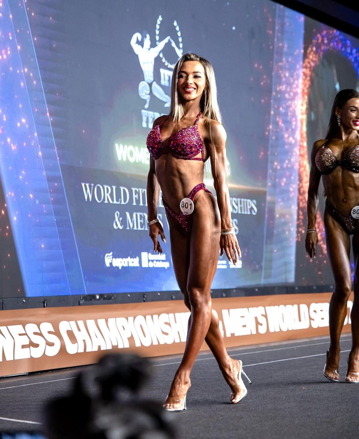Maria Brătilescu, argint la Mondialul de Fitness