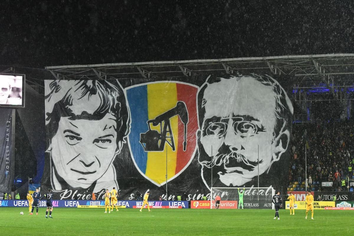 Imagini de meci de la România - San Marino
