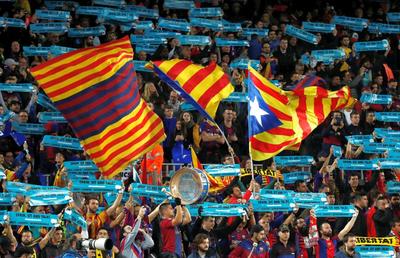 BARCELONA - REAL MADRID // FOTO Catalanii pro-independență au protestat în timpul El Clasico
