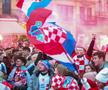 Fanii croați au sărbătorit la Zagreb