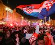 Fanii croați au sărbătorit la Zagreb