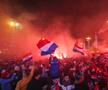 Fanii croați au sărbătorit la Zagreb