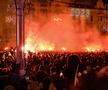 Fanii croați au sărbătorit la Zagreb